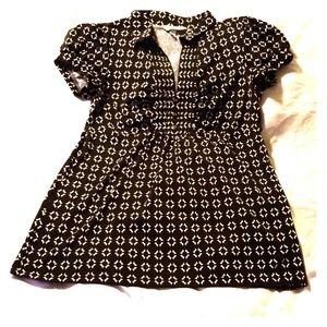 Speechless black & white blouse EUC